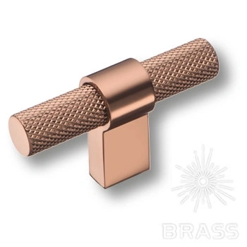 Brass Ручка кнопка 8774 0008 RS-RS розовое золото фото 1