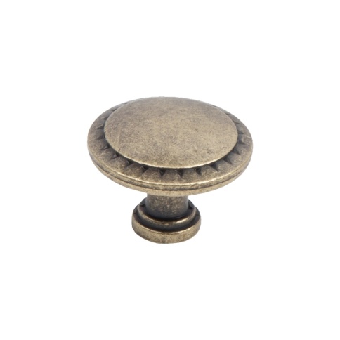 Ручка кнопка RK-086 BAZ чернёный старинный цинк фото 2