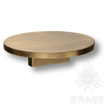 Brass Ручка кнопка 7207 0090 ABM-ABM состаренная латунь 32 мм фото 1