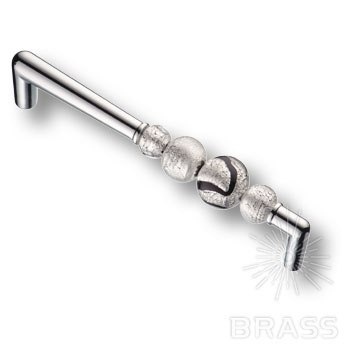 Brass Ручка скоба эксклюзивная коллекция Atomo 15.189.160 AT MG 07 глянцевый хром 160 мм фото 1