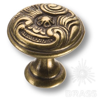 Brass Ручка кнопка 15.366.25.12 античная бронза фото 1