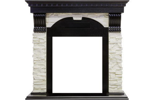 Портал Dublin - Венге / Сланец белый Royal Flame фото 1