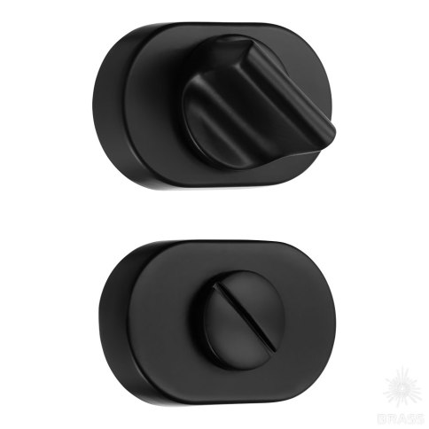 Brass Накладка с поворотной кнопкой RO16W6 AL6 ROSET черный фото 1