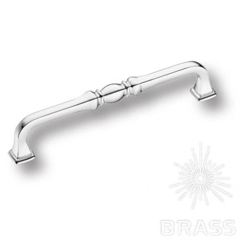 Brass Ручка скоба KALE-10-128 глянцевый хром 128 мм фото 1