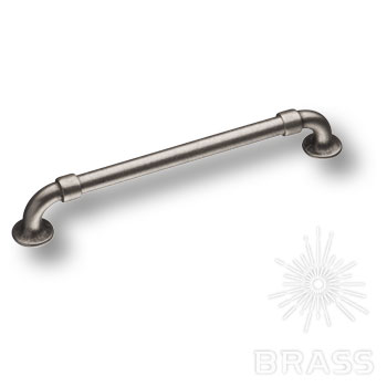 Brass Ручка скоба BU 010.192.16 старое серебро 192 мм фото 1