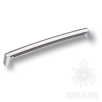 Brass Ручка скоба 4215 0192 CR глянцевый хром 192 мм фото 1