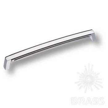Brass Ручка скоба 4215 0192 CR глянцевый хром 192 мм фото 1