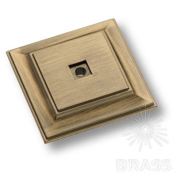 Brass Подложка для мебельных ручек 3040 0050 ABM состаренная латунь фото 1