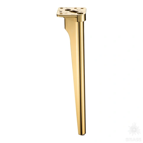 Brass Опора мебельная 1197 300 Gold FORZA глянцевое золото 300 мм фото 1