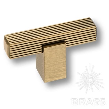 Brass Ручка кнопка 9214 0008 ABM-ABM состаренная латунь фото 1