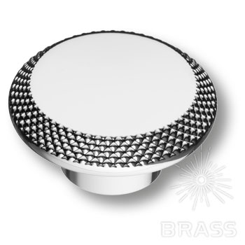 Brass Ручка кнопка 4102 002MP02 глянцевый хром фото 1