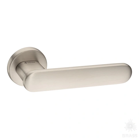 Brass Ручка дверная HA227RO12 NBM SINUS матовый никель фото 1