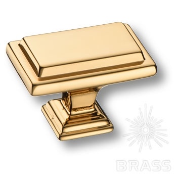 Brass Ручка кнопка 15.368.00.19 глянцевое золото  фото 1