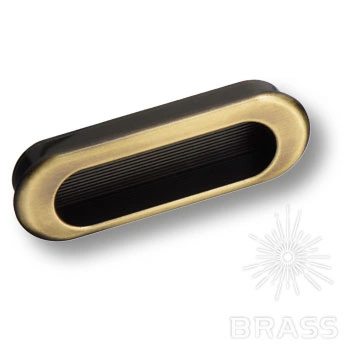 Brass Ручка врезная 15.113.75.04 старая бронза фото 1