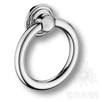 Brass Ручка кольцо 4969 155MP02 глянцевый хром фото 1
