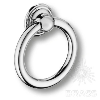 Brass Ручка кольцо 4969 155MP02 глянцевый хром фото 1