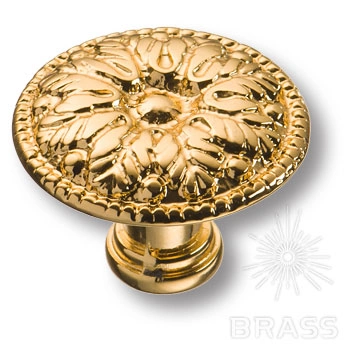 Brass Ручка кнопка 15.303.29.19 глянцевое золото 24 K фото 1