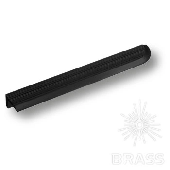 Brass Ручка скоба 9066R 0224 AL6 чёрный 224 мм фото 1