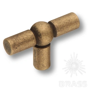 Brass Ручка кнопка 6860-831 старая бронза фото 1