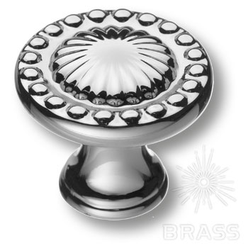 Brass Ручка кнопка 4456 0008 CR глянцевый хром фото 1