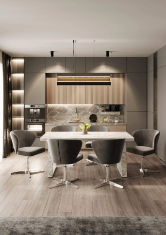 Стол Сильвер обеденный раздвижной фото 2