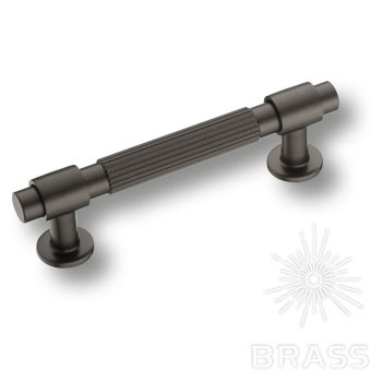Brass Ручка рейлинг 9380 0096 ALM3-ALM3 матовый графит 96 мм фото 1