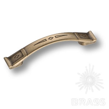 Brass Ручка скоба 15.128.96.12 античная бронза 96 мм  фото 1
