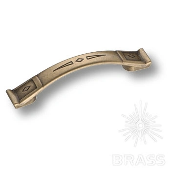 Brass Ручка скоба 15.128.96.12 античная бронза 96 мм  фото 1