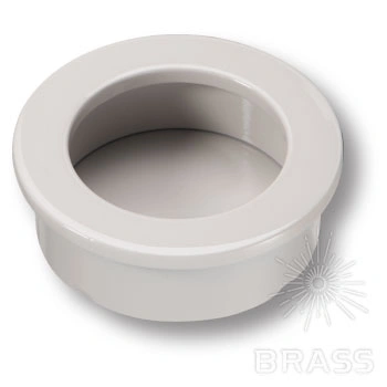 Brass Ручка врезная 3511-582 GREY BRIGHT глянцевый серый фото 1