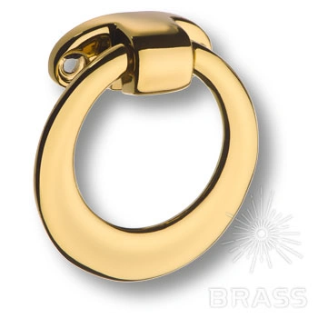 Brass Ручка кольцо 4626 0060 GL-GL глянцевое золото фото 1