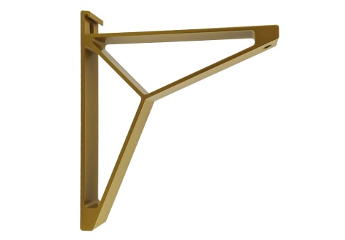Полкодержатель угловой 903a 9708 покрытие Gold фото 1