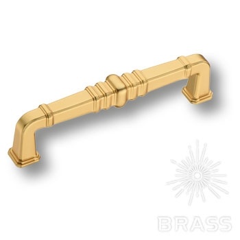 Brass Ручка скоба KT 012.128.22 матовое золото 128 мм фото 1