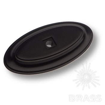 Brass Подложка для мебельных ручек 3042 0070 AL6 чёрный фото 1