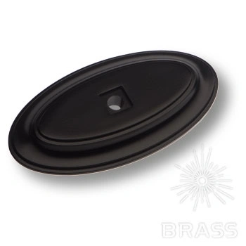 Brass Подложка для мебельных ручек 3042 0070 AL6 чёрный фото 1