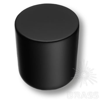 Brass Ручка кнопка 8161-032 черный фото 1