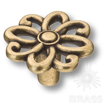 Brass Ручка кнопка 15.375.36.12 античная бронза фото 1