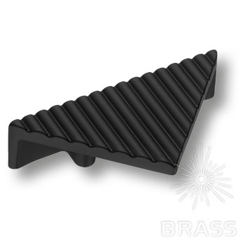Brass Ручка кнопка 2075.032 Matt Black черный 32 мм фото 1