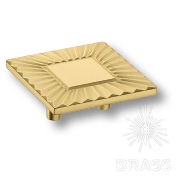 Brass Ручка кнопка 4205 032MP35 матовое золото 32 мм фото 1