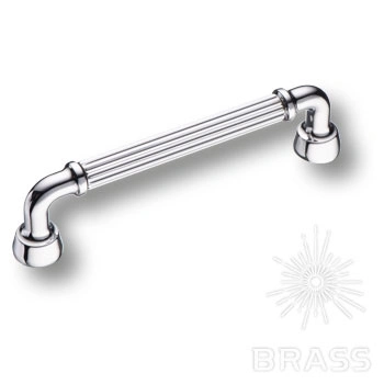 Brass Ручка скоба 1116 128MP02 глянцевый хром 128 мм фото 1