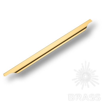 Brass Ручка торцевая 8918 0576 0002 GL глянцевое золото 576 мм фото 1