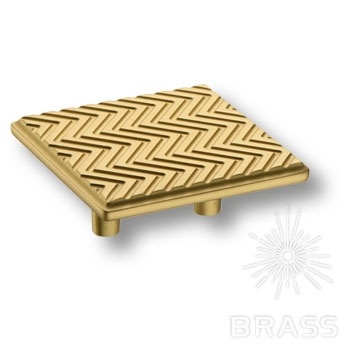 Brass Ручка кнопка 4204 032MP35 матовое золото 32 мм фото 1