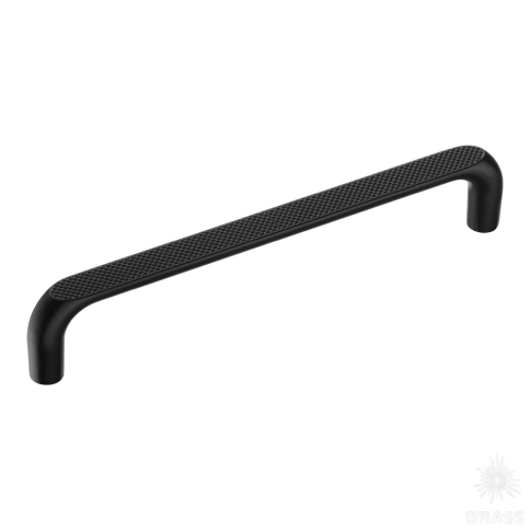 alt="Купить Ручка скоба 396-160-Matt Black черный 160 мм Brass. Мебельная фурнитура оптом и в розницу."