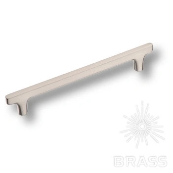 Brass Ручка скоба 1103 160MP08 сатинированный никель 160 мм фото 1