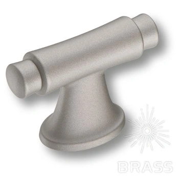 Brass Ручка кнопка модерн 4117 016PC04 матовый никель 16 мм фото 1