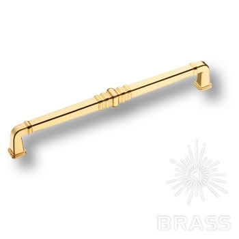 Brass Ручка скоба KT 012.224.19 глянцевое золото 224 мм фото 1