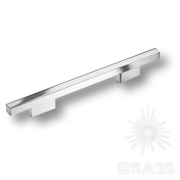 Brass Ручка скоба 7345 0192 CR-CR глянцевый хром 192 мм фото 1