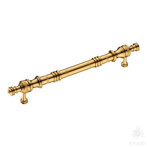 Brass Ручка скоба 25149-003-16-224 латунь глянцевое золото 224 мм фото 1