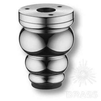 Brass Опора мебельная KAL-0005-0080-A01 глянцевый хром фото 1