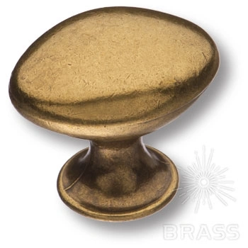 Brass Ручка кнопка 15.340.00.12 античная бронза  фото 1