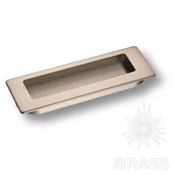 Brass Ручка врезная 3701-038 сатиновый никель фото 1